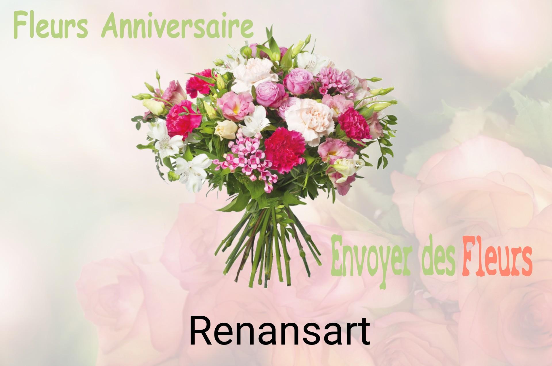 Bouquet de fleurs d’anniversaire livré à Renansart