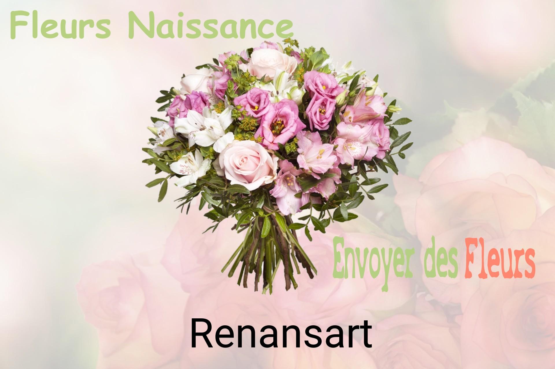 Bouquet de fleurs de naissance livré à Renansart